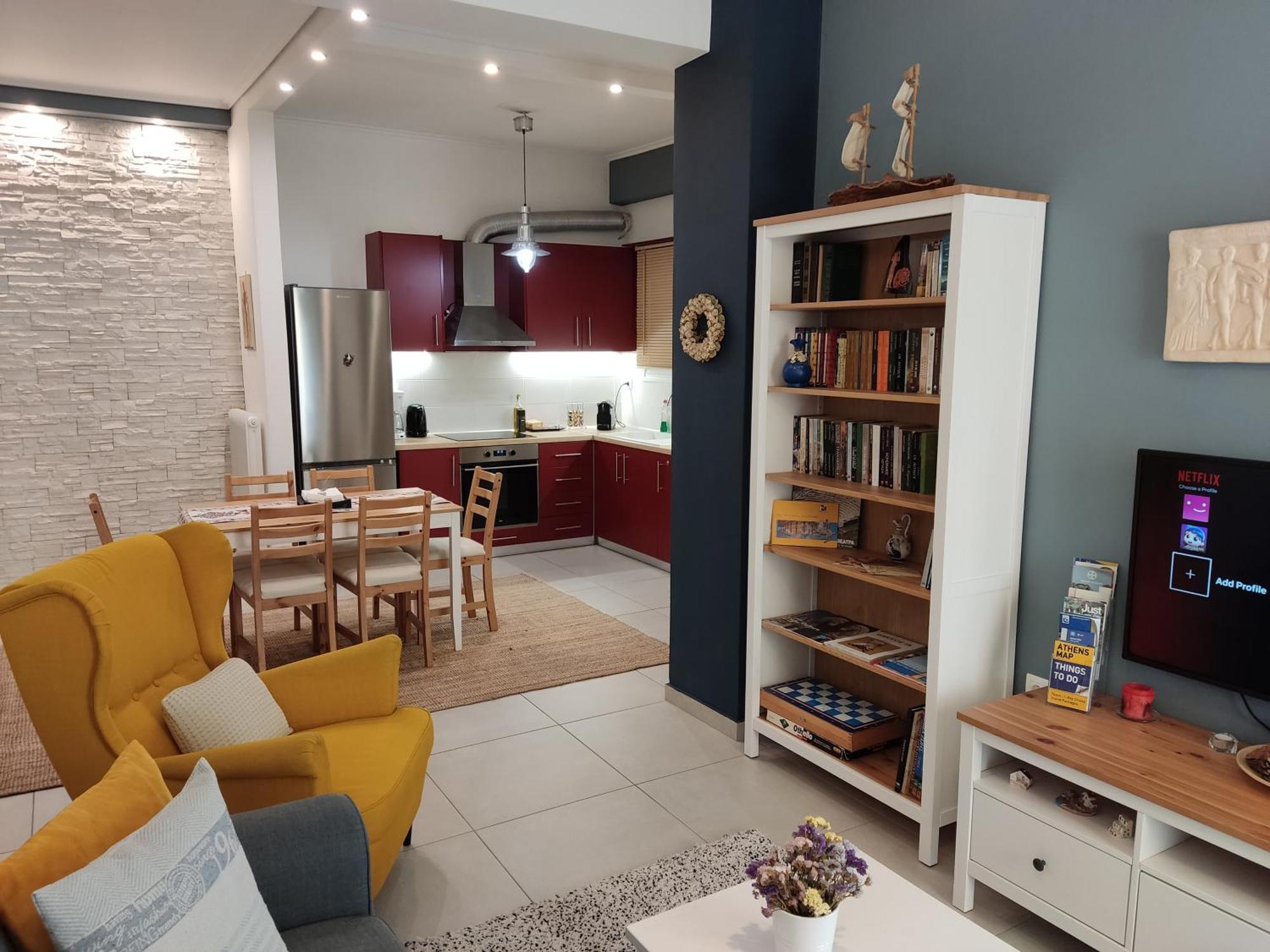 Central & Comfortable, 70M² Apt In Neos Kosmos Atény Exteriér fotografie